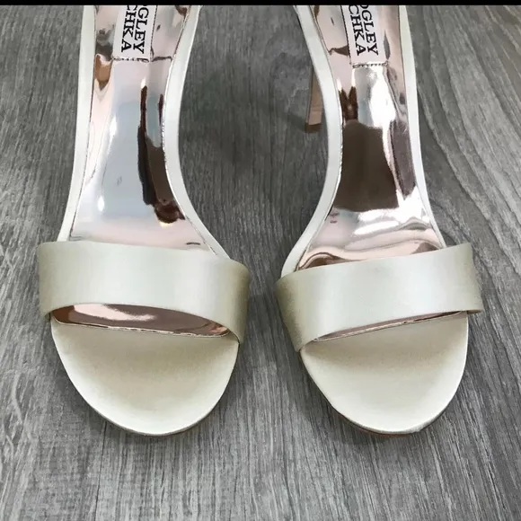 Badgley MischkaGalia Square Toe Crystal Jeweled Dress Sandals size 7
