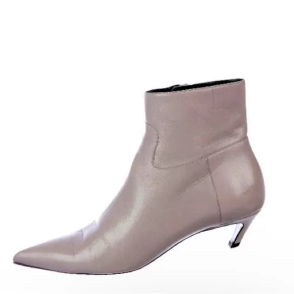 Balenciaga Gray Ankle Boots