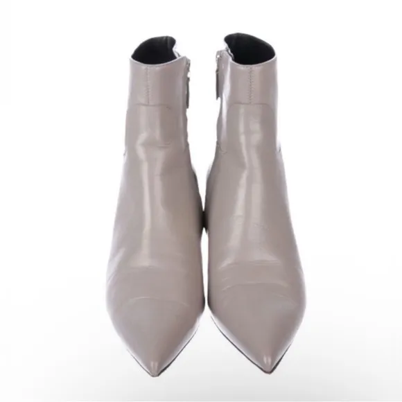 Balenciaga Gray Ankle Boots