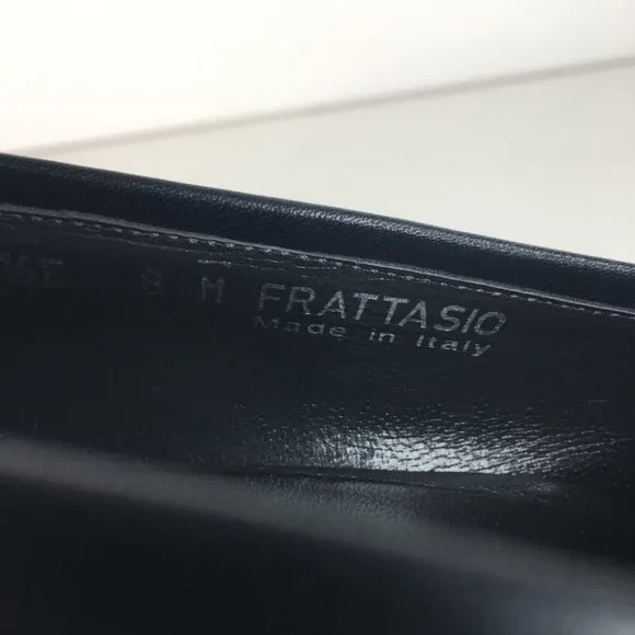 Bally Blue Leather Loafers  FRATTASIO Made in Italy- Size 8M 38 1/2E