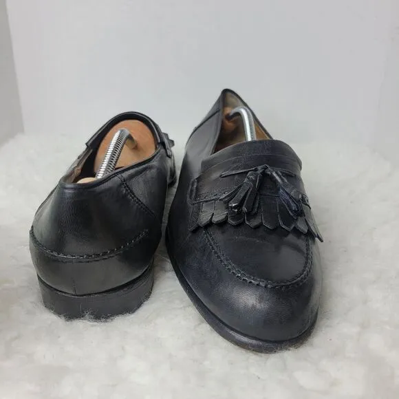Bally Vigo Mens Shoes Size 13 D Black Flex Leather Tassel Loafers