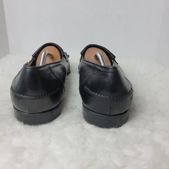 Bally Vigo Mens Shoes Size 13 D Black Flex Leather Tassel Loafers
