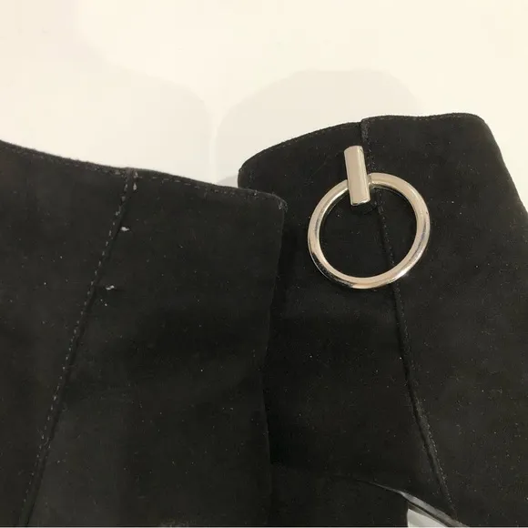 Bamboo Brand Ankle Suede Women’s Boots Size 6 Black‎