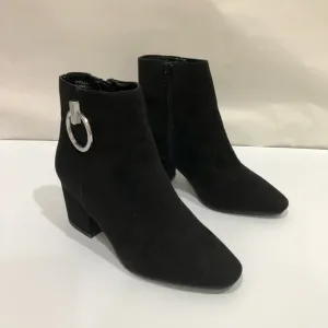 Bamboo Brand Ankle Suede Women’s Boots Size 6 Black‎