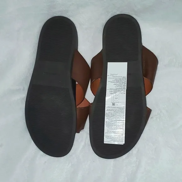 Banana Republic Leather Crossover Sandals Men's Size 11
