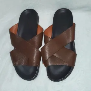 Banana Republic Leather Crossover Sandals Men's Size 11