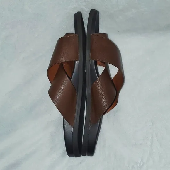 Banana Republic Leather Crossover Sandals Men's Size 11
