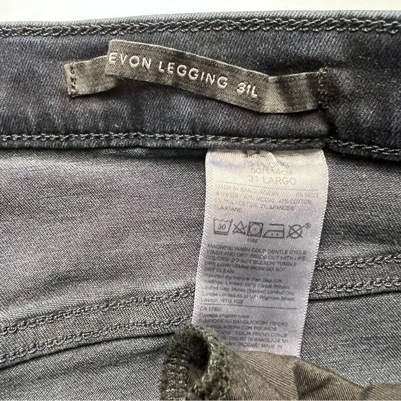 BANANA Republic Premium Denim NWT Devon 31L Ankle High Rise Legging Skinny Dark