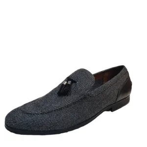 BAR III Men's Casual Shoes Kingston Textile  Slip On Loafers 13M Grey Tw…