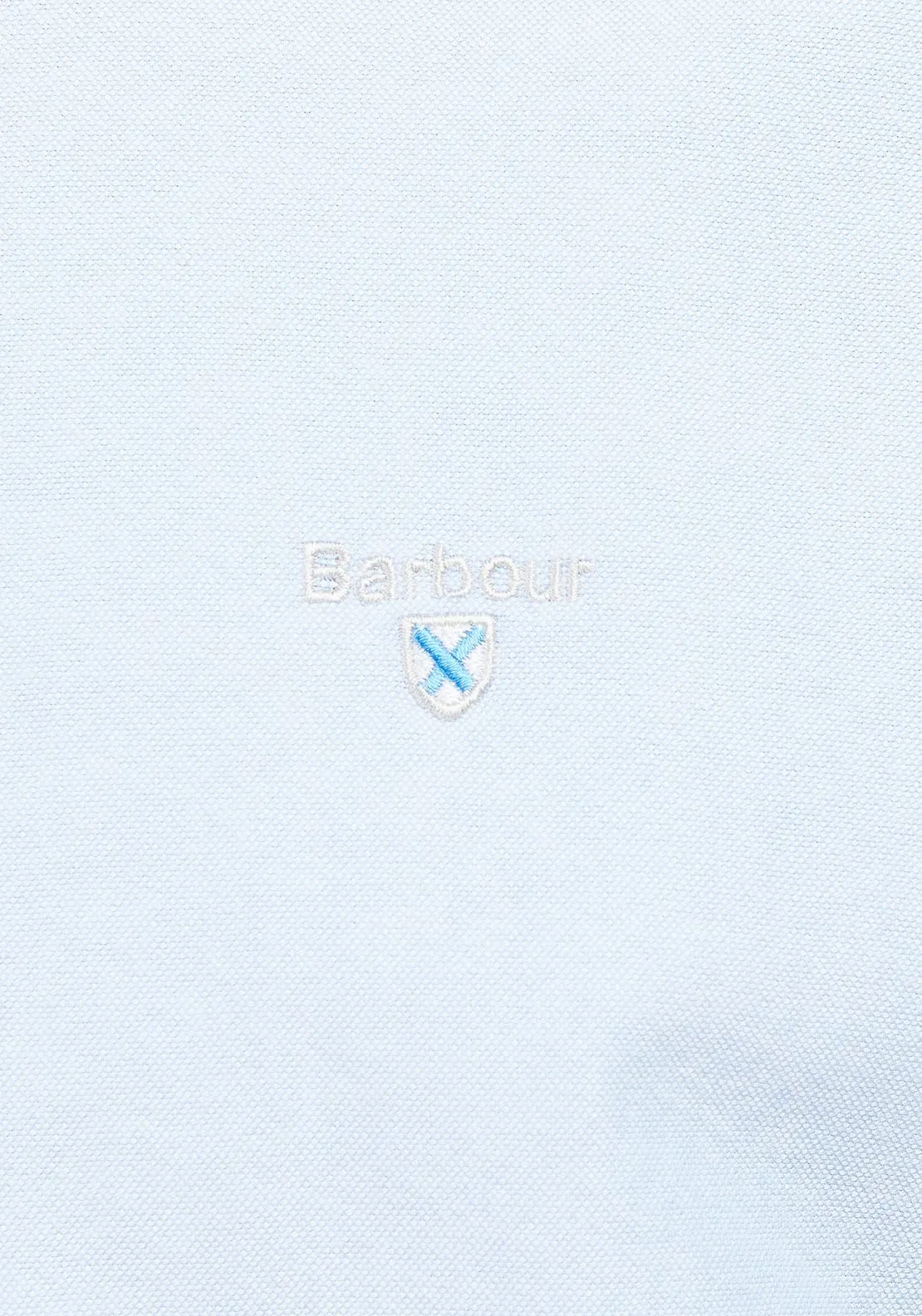 Barbour Men’s Oxtown Short Sleeve Tailored Shirt, Sky