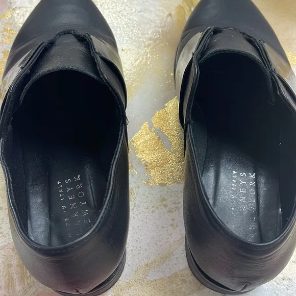 Barney’s New York black loafers shoes 7