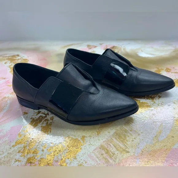 Barney’s New York black loafers shoes 7