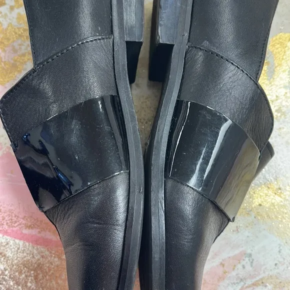 Barney’s New York black loafers shoes 7