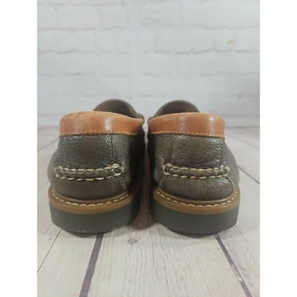 BASS Weejuns Slip-on Casual  2-Tone Leather Loafers Mens Size 7