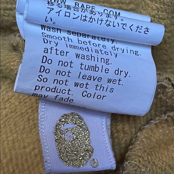 Bathing Ape Camo shorts size L