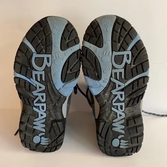 BearPaw-hiking boots in gray and blue.In excellent condition.Activewear Size 7