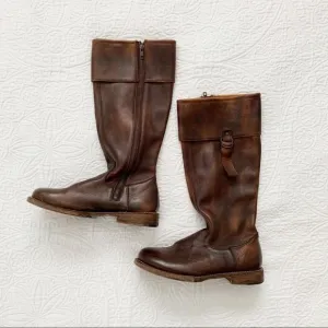 Bed Stu Cobbler Series Tall Leather Boots