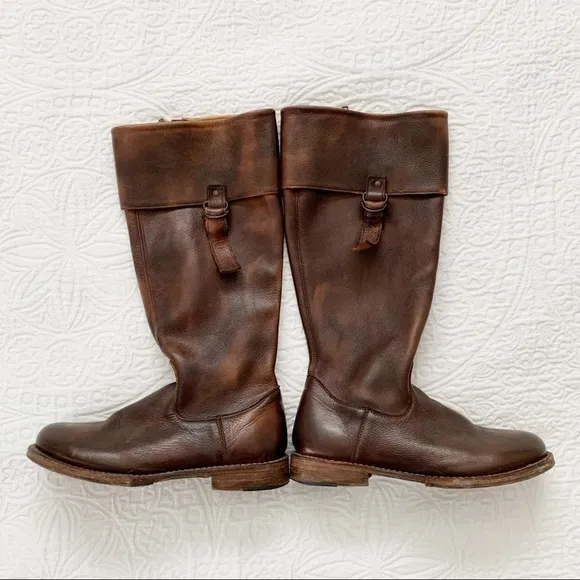 Bed Stu Cobbler Series Tall Leather Boots