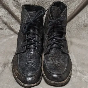 Bed Stu Curtis II Moc Toe Lace Up Boots Men's Black Leather Boots Size 11