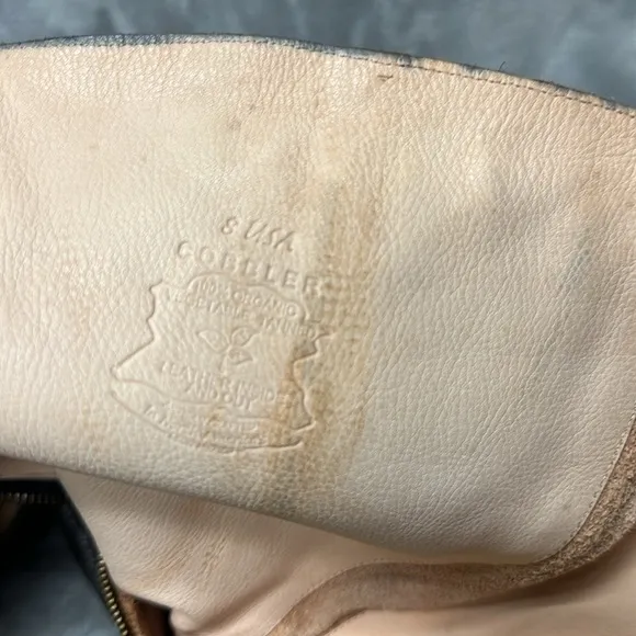 Bed Stu Glaye Leather Buckled Tall Riding Boots Size 8