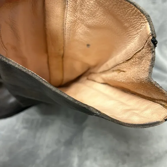 Bed Stu Glaye Leather Buckled Tall Riding Boots Size 8