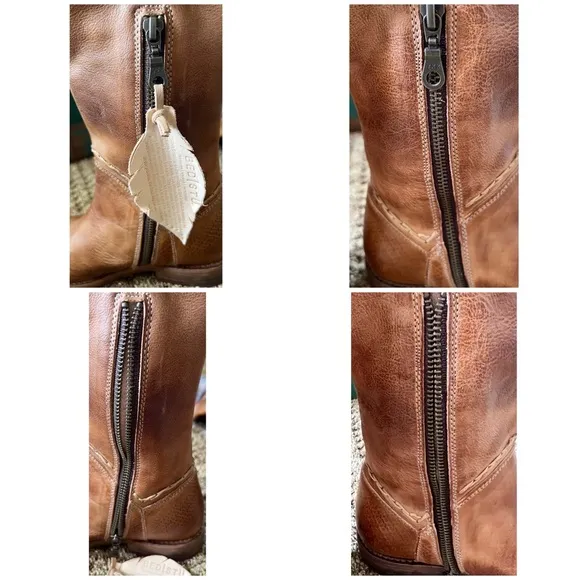 Bed Stu Manchester Tall Leather Boots Size 6