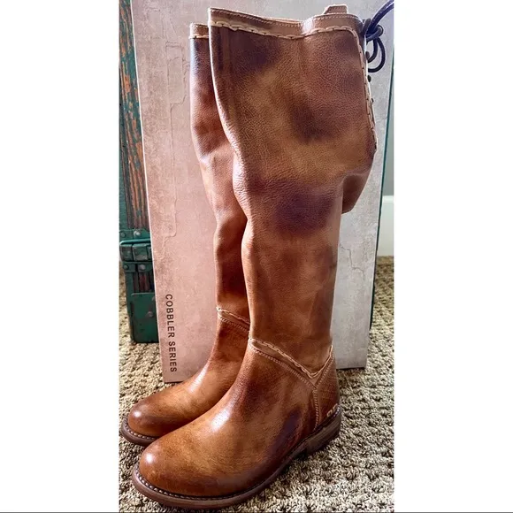 Bed Stu Manchester Tall Leather Boots Size 6