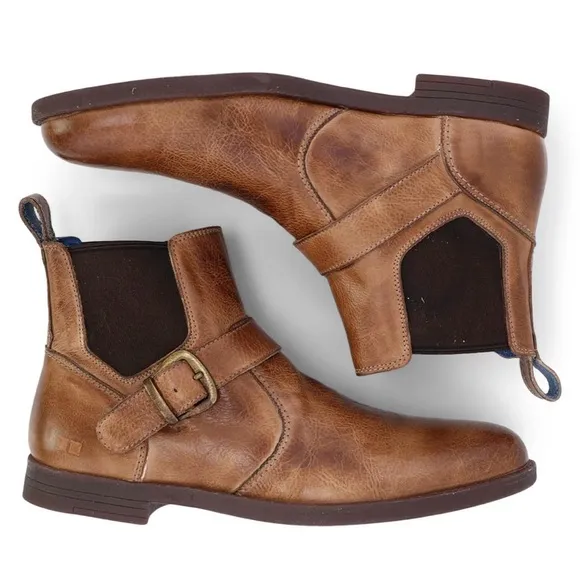 🔥🔥🔥Bed|Stu Michelangelo Chelsea Leather Boot🔥🔥🔥- MS20