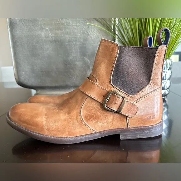 🔥🔥🔥Bed|Stu Michelangelo Chelsea Leather Boot🔥🔥🔥- MS20