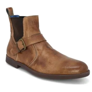 🔥🔥🔥Bed|Stu Michelangelo Chelsea Leather Boot🔥🔥🔥- MS20