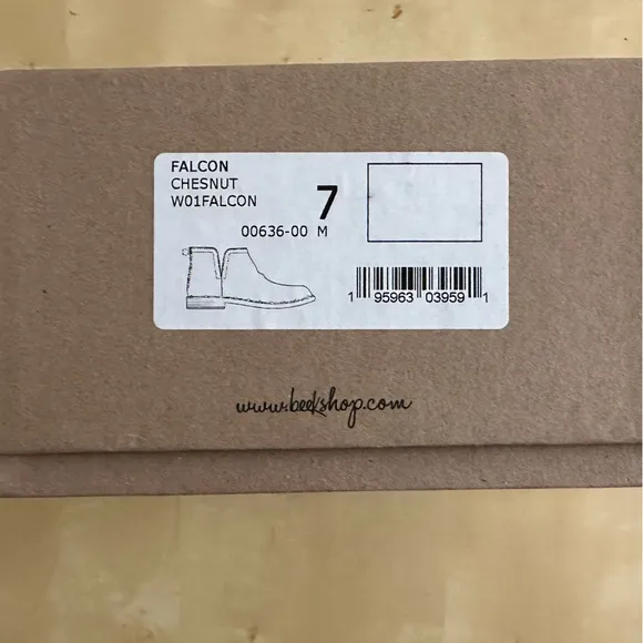 Beek Falcon Chestnut Brown Ankle Boots New in Box