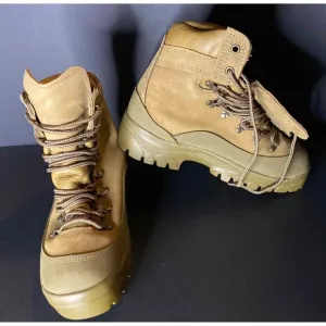 Belleville MCB 950 Mens 5 R Leather Gore-Tex Vibram Combat Hiking Boots Brown