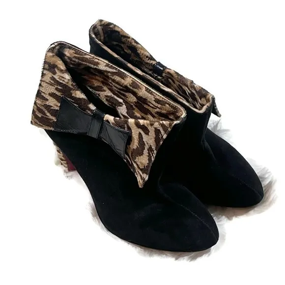 Betsey Johnson Black Ankle Boots