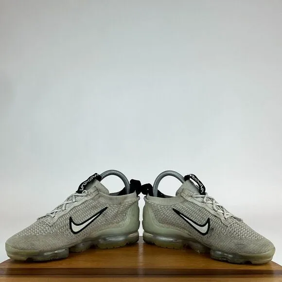 Big Kids Nike Air Vapormax Flyknit 2021 White Athletic Shoes Sneakers Size‎ 4 Y