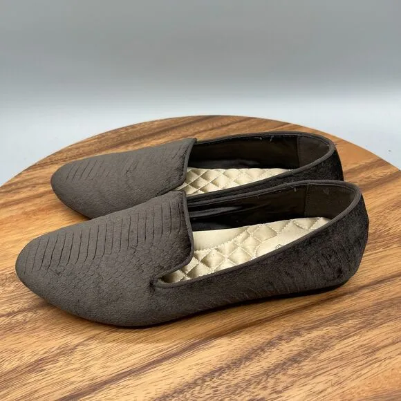 Birdies The Starling Flats Womens Size 8 Shoes Brown Slip On Slippers Loafers