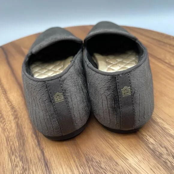 Birdies The Starling Flats Womens Size 8 Shoes Brown Slip On Slippers Loafers