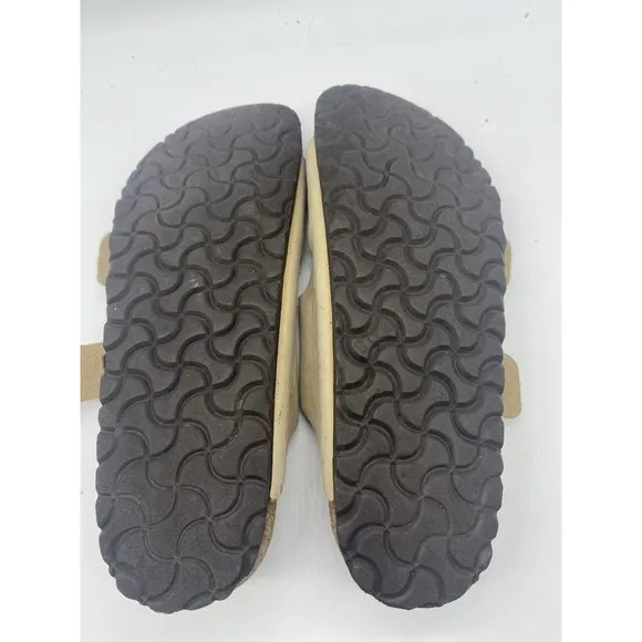 Birkenstock Arizona Big Buckle Leather Sandcastle Size 39 US8