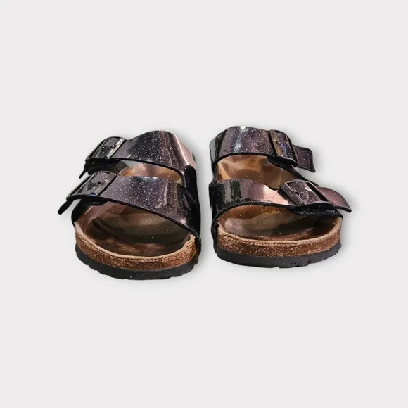 Birkenstock Arizona Papillio Black Glitter Sandals