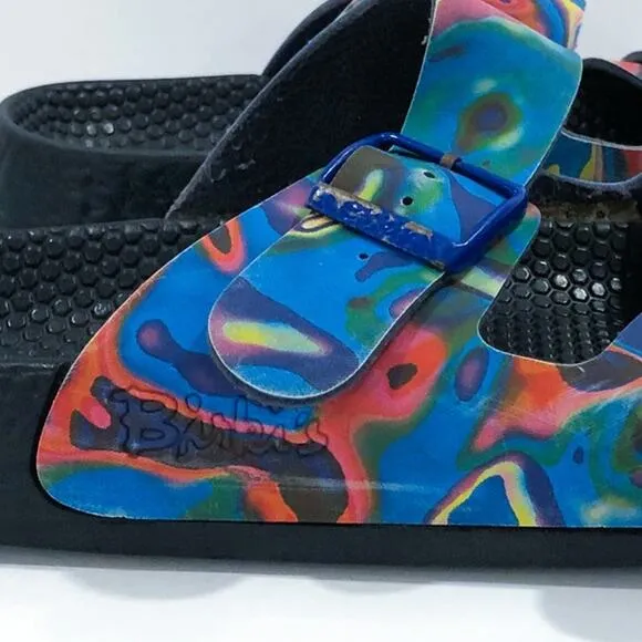 Birkenstock Birkis Multicolor Tie Dye Sandals