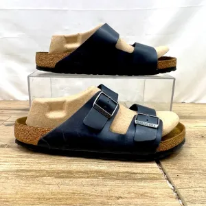 Birkenstock Black Arizona Sandals Leather Size 10