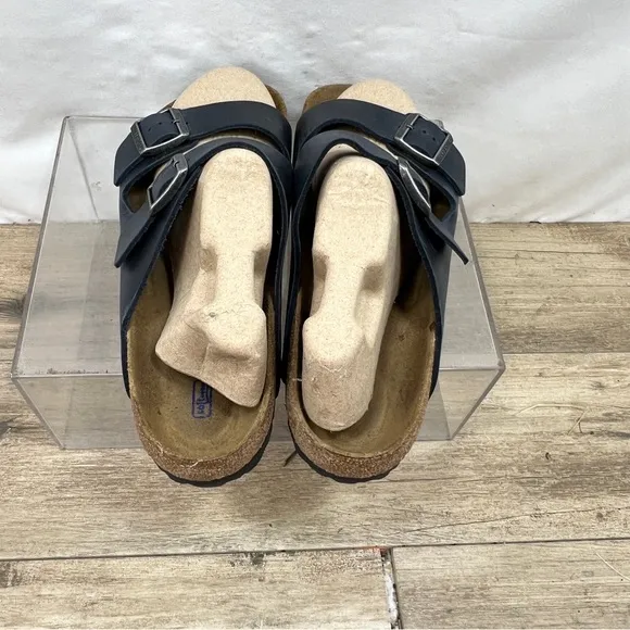 Birkenstock Black Arizona Sandals Leather Size 10
