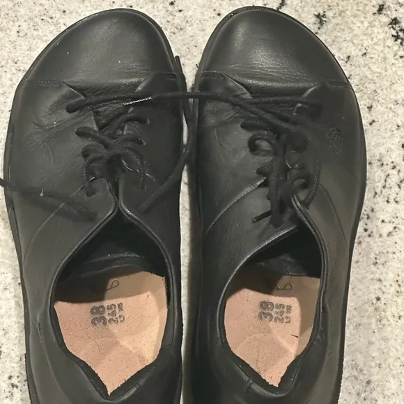 Birkenstock Black Sneakers with Leather-Like Finish