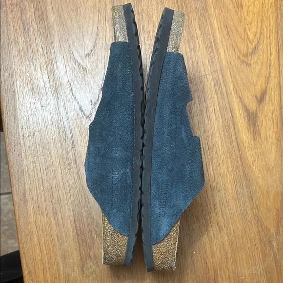 Birkenstock Blue Suede Sandals Size 43 Men's