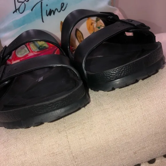 Birkenstock Eva Black Arizona Essentials Synthetic Sandals Size 45