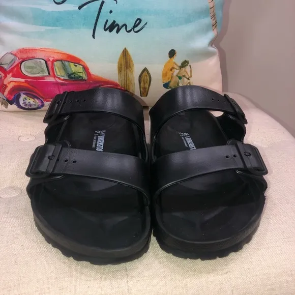 Birkenstock Eva Black Arizona Essentials Synthetic Sandals Size 45