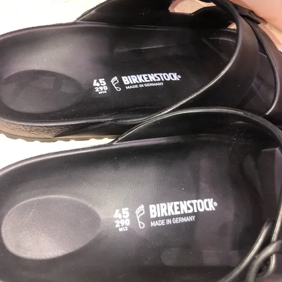 Birkenstock Eva Black Arizona Essentials Synthetic Sandals Size 45