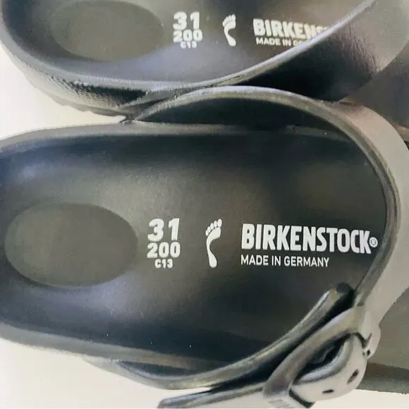 Birkenstock | Eva Sandals NWT Black 31 Kids 13