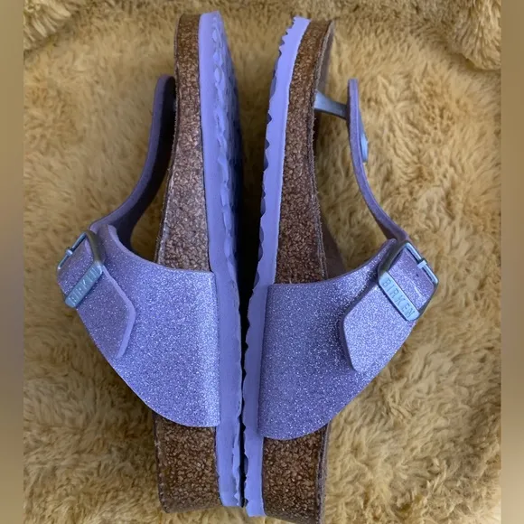Birkenstock Gizeh Purple Glider Sandals Young Girl Size 31