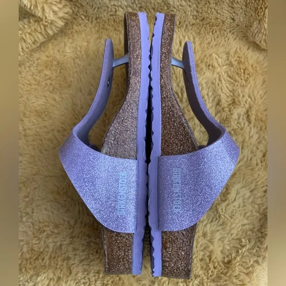 Birkenstock Gizeh Purple Glider Sandals Young Girl Size 31