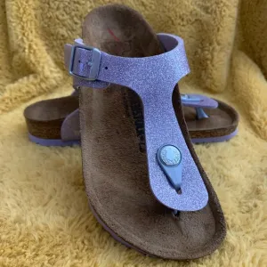 Birkenstock Gizeh Purple Glider Sandals Young Girl Size 31